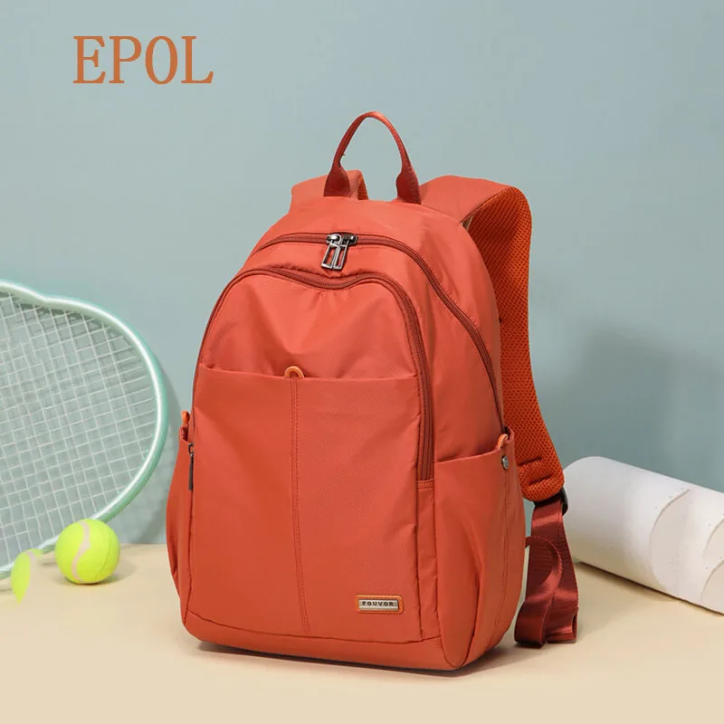 EPOL Oxford Cloth Women Backpack Lightweight Multi-layer Large Capacity Fashion Laptop Bag for Outdoor Travel Backpacks 2961-20