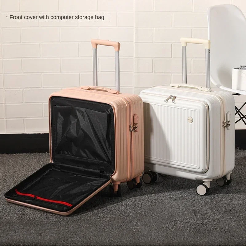 18 Inch Boarding Case, Business Trip Computer Case, Travel Luggage, Cardan Wheel Interlayer Storage