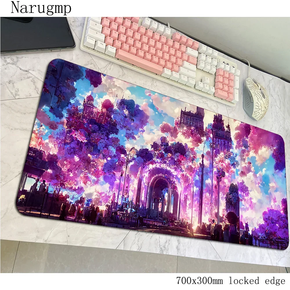 AI Art Padmouse Tapis Accessory 800x400mm Mouse Pad Carpet Gaming Enterprise Rubber Mats Keyboard Large Mouse Mat Gamer
