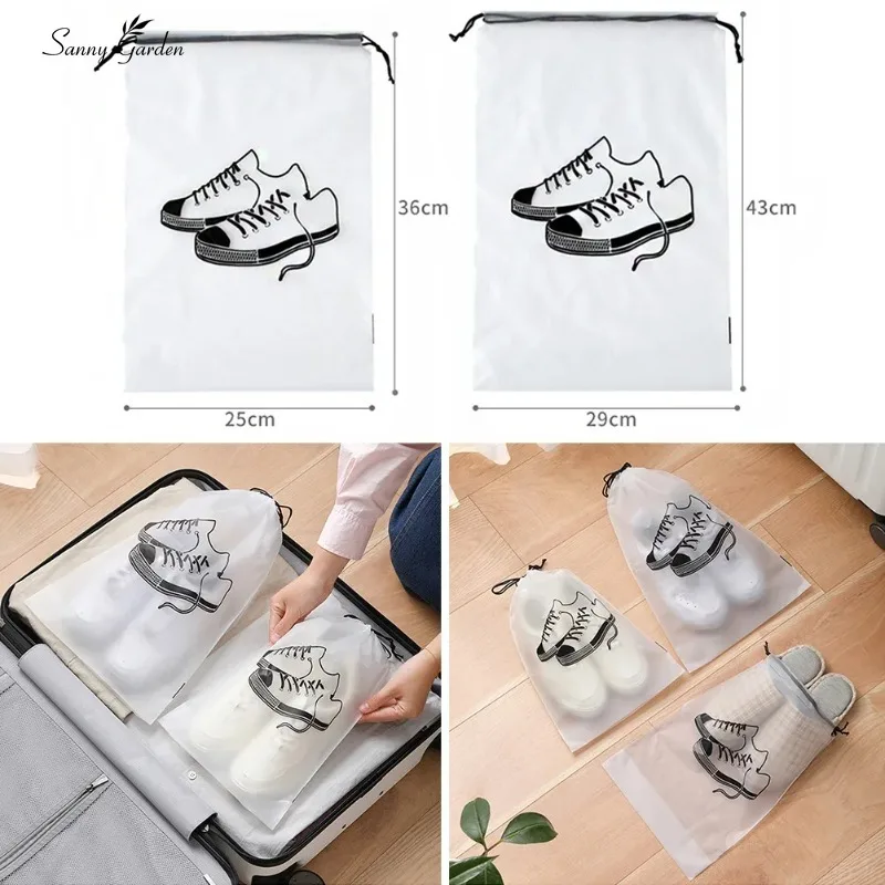 Shoes Storage Bags Drawstring Dust Bags Pouch Shoes Bag Dustproof Cover Shoes Bag Shoe-Bags For Travel Shoe-Drawstring Bags