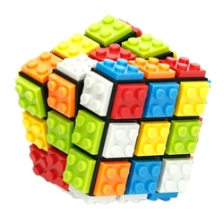 빌딩 블록 큐브 3x3x3 퍼즐 큐브 분리형 전문 매직 큐브 3x3 블록 큐브 교육 완구 선물 Diy Cubo Magico