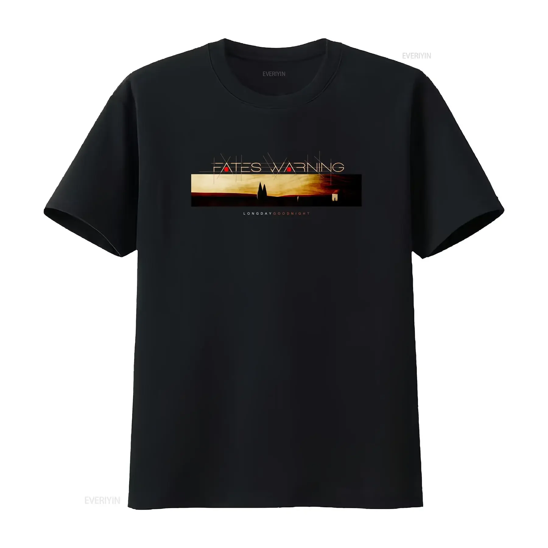 Camiseta Nueva 2026 Long Day Good Night de Fates Warning vintage Washed graphic streetwear Comfortable designer clothes