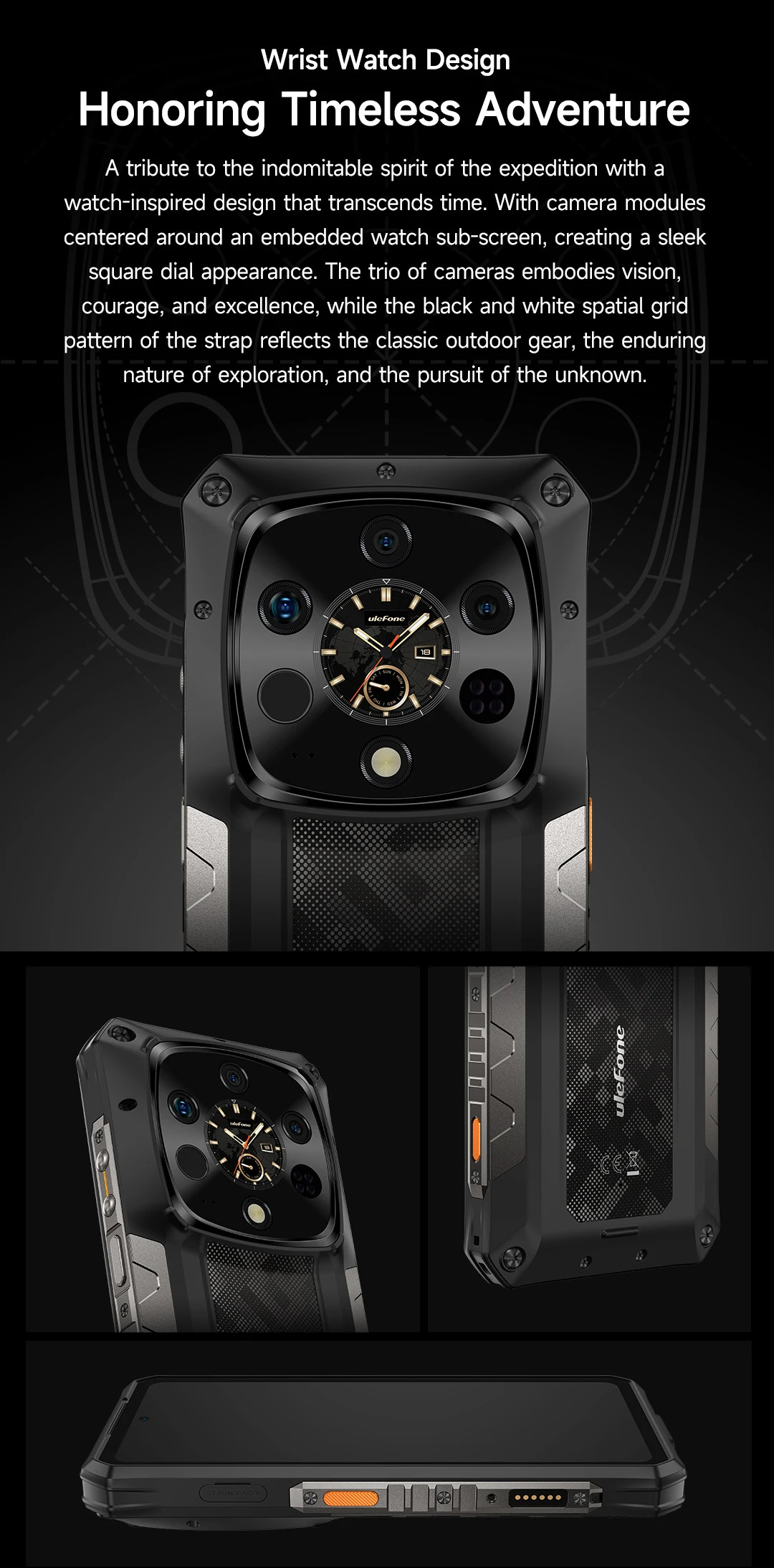Ulefone Armor 28 Ultra T 5G AI Rugged Smartphone Android 1TB ROM+32GB RAM AMOLED 6.67" Dimensity 9300+