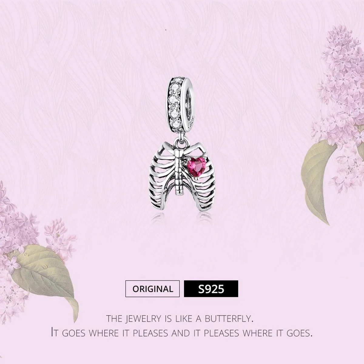 Silver DIY Pendant Charm Fashion Metal Charms Jewelry Making Pendants Pure Silver Accessories Necklace Bracelet Earrings Project