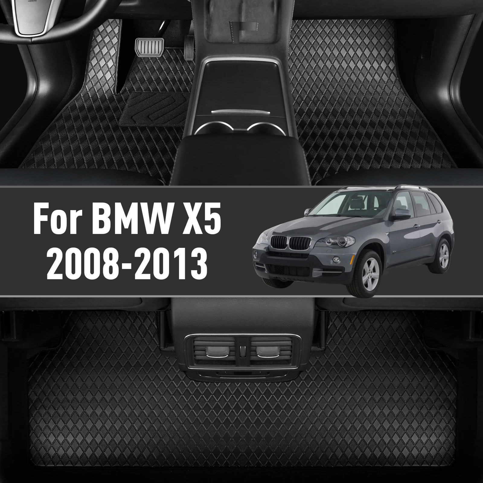 

Custom car floor mat for BMW X5 2008 2009 2010 2011 2012 2013 Carpet Cover Waterproof Non-slip Protector Accessories parts