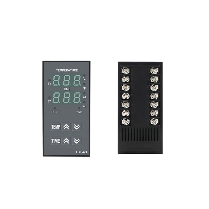 TCT-4B 7B Temperature Time Integrated Controller Digital Display Thermostat for Heat Press Machine Stamping & Heat Transfer ﻿