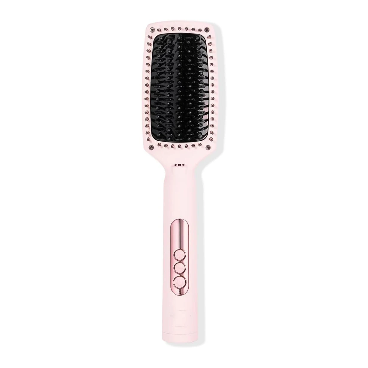 電気加熱式セラミックストレートヘアブラシ（縮れ毛をなめらかに整える）