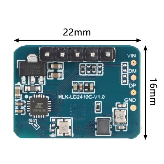 LD2410C Human Presence Sensor Millimeter Wave Radar Induction Module Heartbeat Detection Non Contact Type