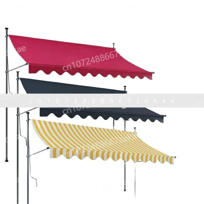 

Folding and Retractable Upright Sunshade Canopy, Balcony, Courtyard, Residential Rain and Sun Shading Toldo Tent