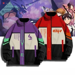 Asuka Ikari Shinji Ayanami Rei Nagisa Kaworu Coat Animation Peripheral Cute Cartoon Autumn Winter Loose Jacket Casual Versatile