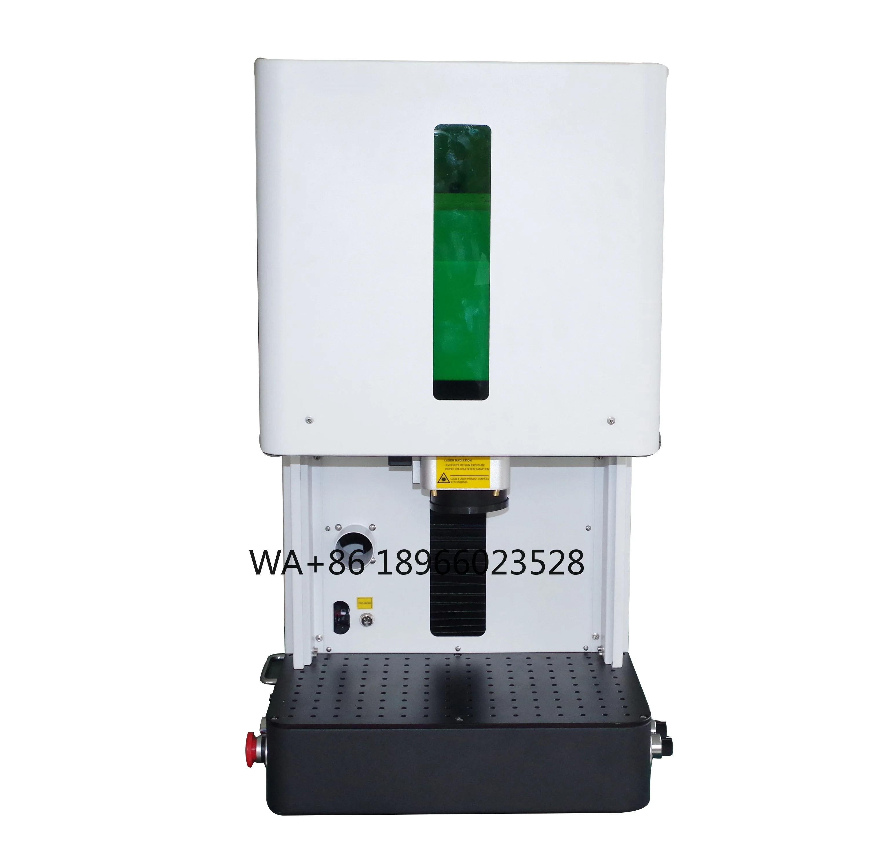 Enclosed metal engraver 50w fiber infrared marking cutting machine