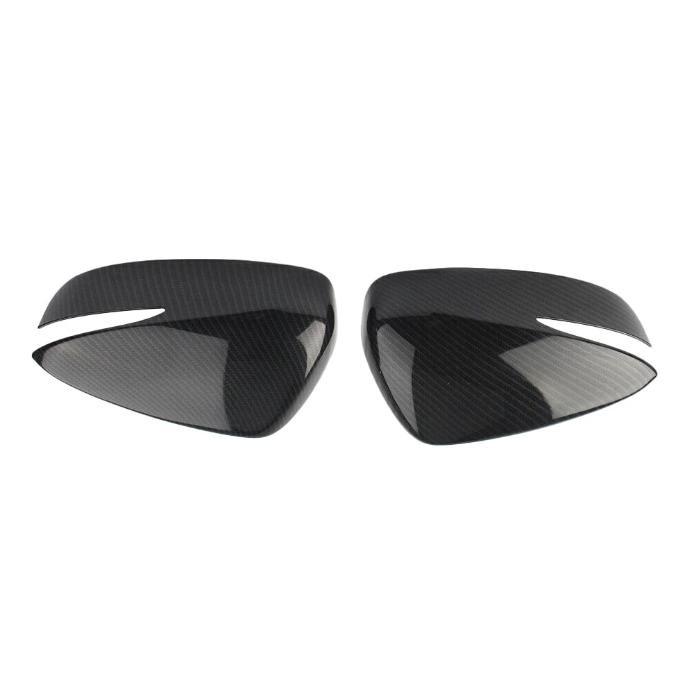 

Fit For Mazda CX-5 CX-4 CX-3 Glossy Black Side Car Mirror Protective Cover ABS Carbon Fiber Black Rearview Mirror Covers