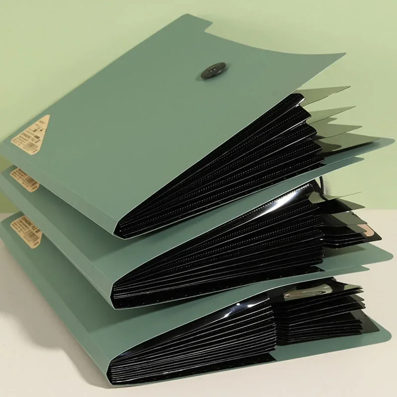 Expandindo File Folder Storage Bag, Multi-Layer, Material de escritório, Test Paper, Desktop Organizer, 8 Camadas, 13 Camadas
