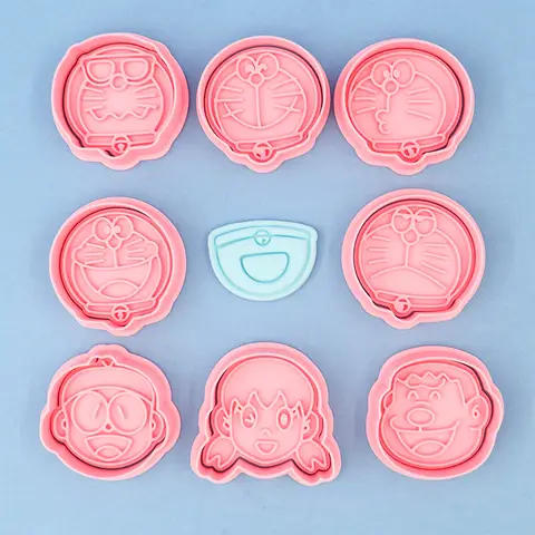 แม่พิมพ์กดลายโดราเอมอน สำหรับทำขนม/ลูกอม แบบใช้ซ้ำได้ อุปกรณ์ทำขนม ของสะสมอนิเมะ