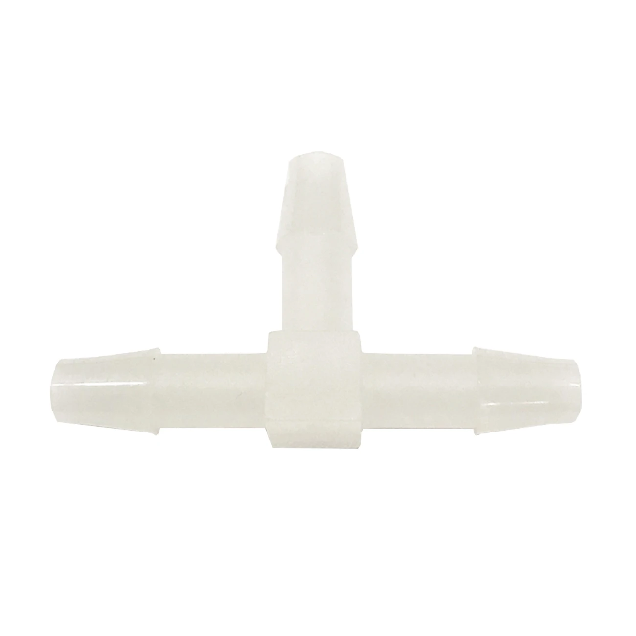 1/4 "المحملة موصل 10 قطعة تدفق سبليت حديقة المياه مع بارب PVDF البلاستيك ثلاثة منافذ توصيل خراطيم DGOzoneg PDET1604