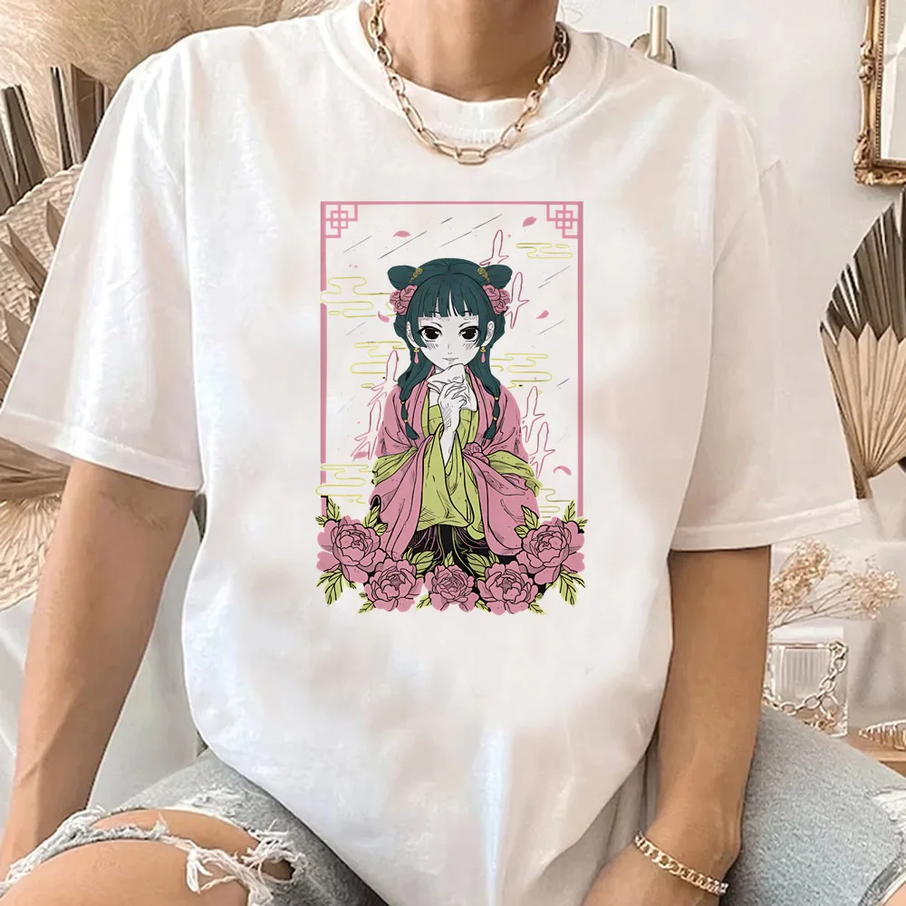 The Apothecary Diaries T-Shirt weiblich Streetwear Digital Classic T-Shirt koreanische Kleidung Grafik Damen Pastel Classic University