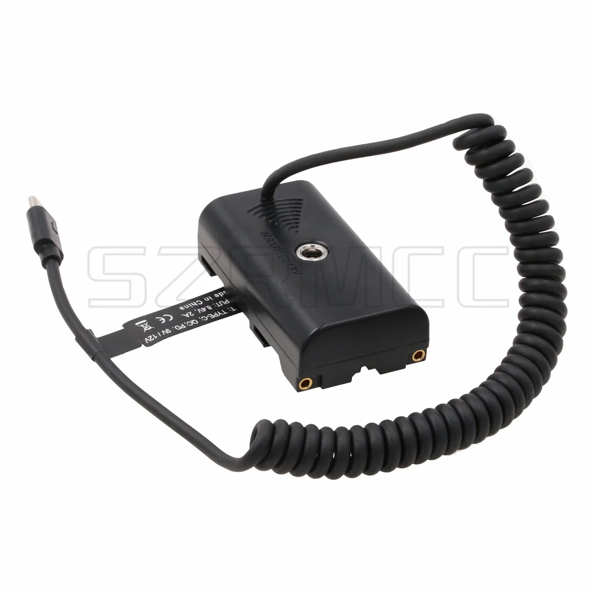 بطارية وهمية مع في الخارج ، V ، 3A إلى النوع-C ، USB C ، PD كابل الزناد ل Atomos ، شوغون ، النينجا ، جحيم ، شاشة SmallHD ، NP F970 ، F550