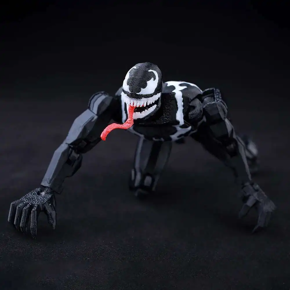 9L3D Printed Venom Spider-Man Lucky13 Dummy13 Action Figures Multi