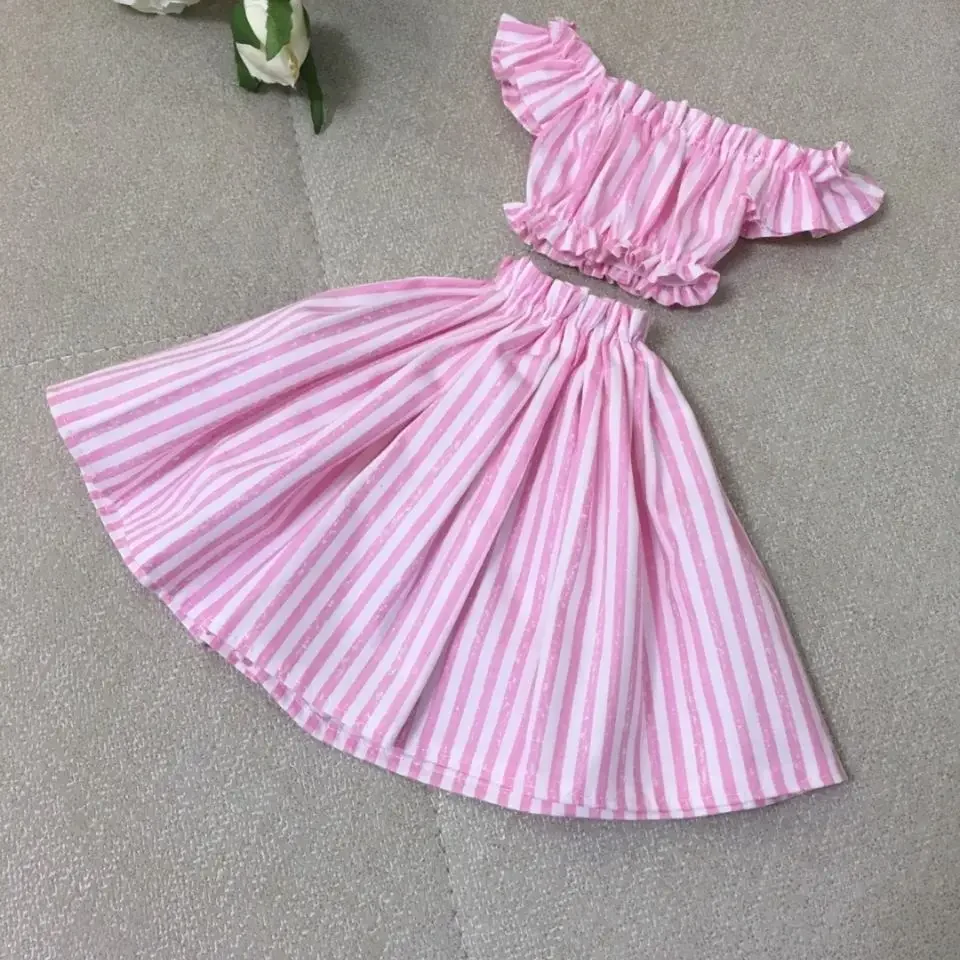 

(Customized) 60cm Doll's Clothes for 1/3 Bjd Doll Two Piece Set Princess Skirt Clothing Girl Toy Gift Doll Accessories, No Doll