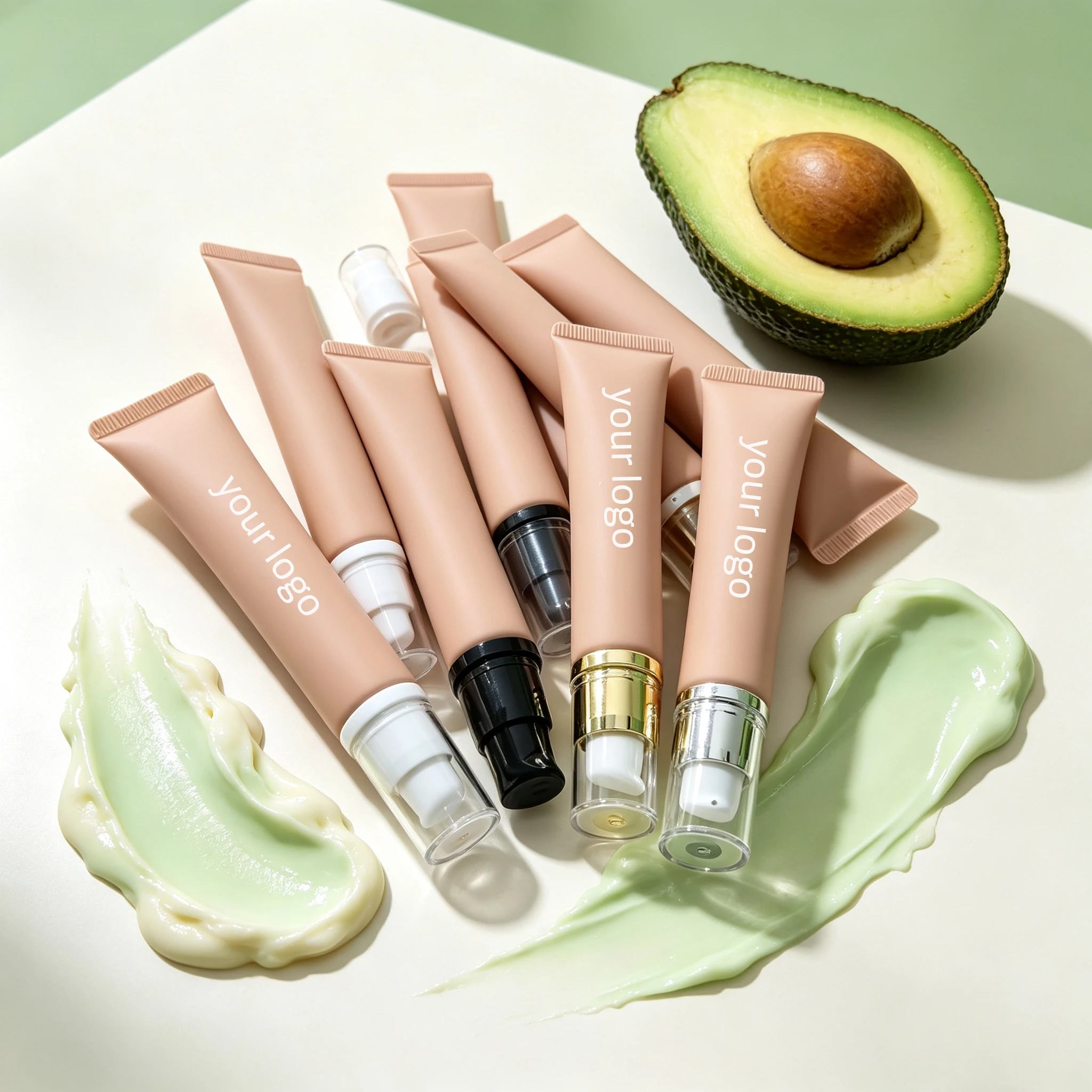 Avocado Extract Natural Sheer Smooth Flawless Primer Makeup Base Vegan Cruelty Free Private Label Custom Logo Wholesale