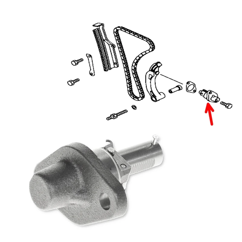 Car Hydraulic Timing Chain Tensioner + Upper Chain Guide + Gasket Kits for 3.2 Di-D 4M41 4M42
