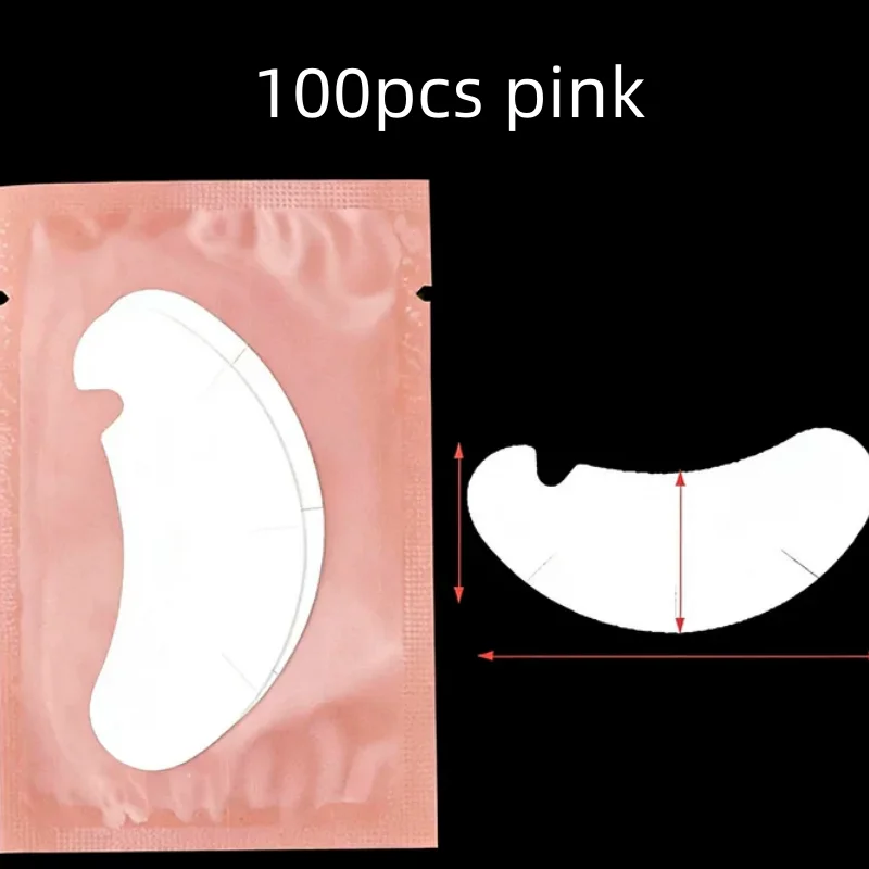 10/30/50/100 stücke U Förmigen Pfropfen Wimpern Patches Wimpern Patch Falsche Wimpern Verlängerung Papier Aufkleber Unter augen Pads