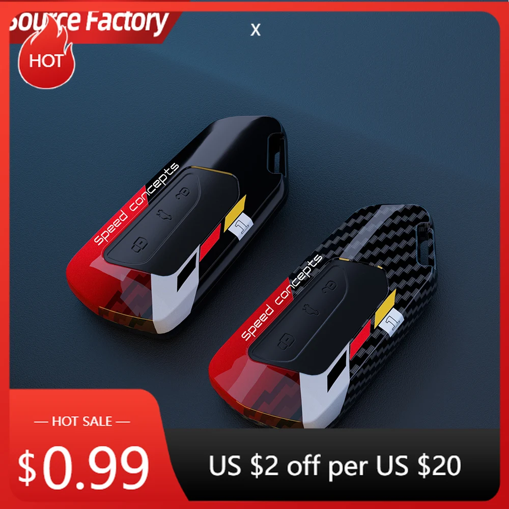 

Автомобильные наклейки, модный чехол для ключей с граффити, чехол для VW Volkswagen Golf 8 Mk8 Koda Octavia, 3 кнопки, умный без ключа, Co