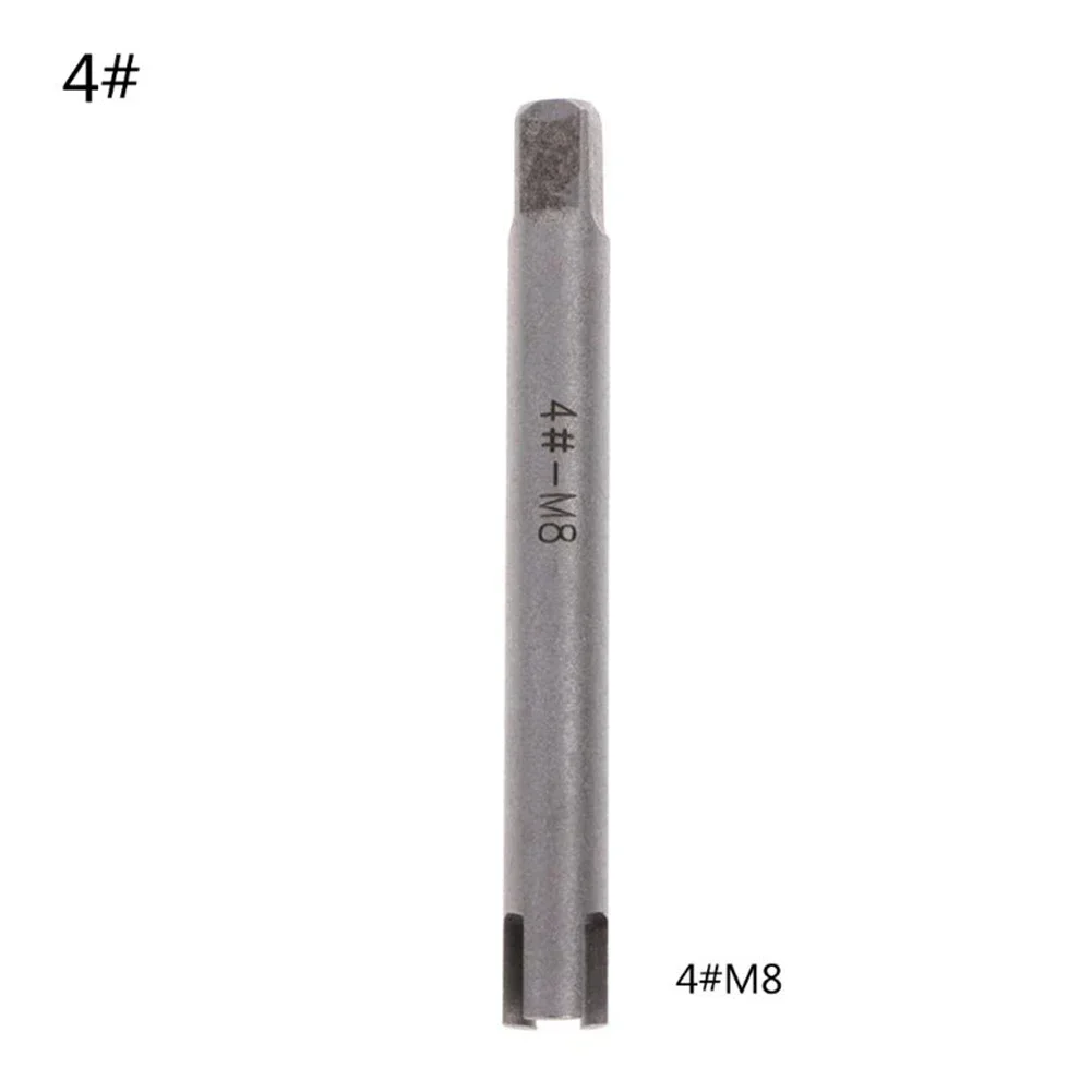 Extractor de grifos de tornillo de M4-M10 de 5 uds., grifos de cabeza rota de acero, juego de Extractor de grifos de tornillo pelado, herramientas para quitar tornillos, brocas