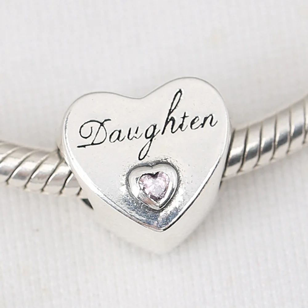 925 الفضة حبة نان زوجة العمة شقيقة ابنة أبي أفضل صديق القلب سحر للأزياء النساء سوار الإسورة هدية DIY مجوهرات