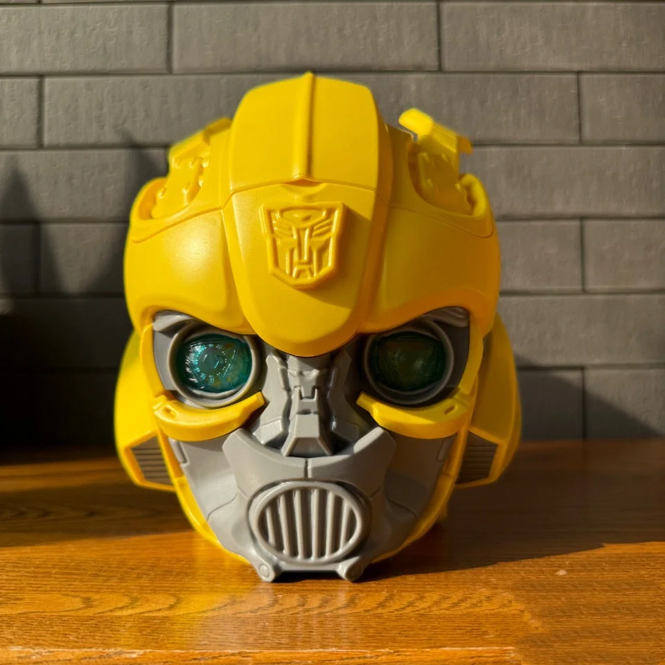 Genuine Limited Edition Transforming Robot Optimus Prime 20cm Luminous Bumblebee Popcorn Bucket Storage Collection Model Toys view 3