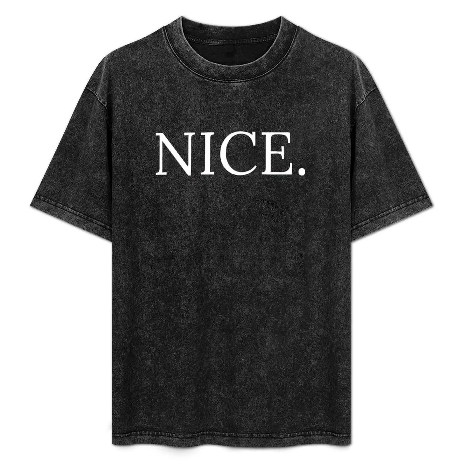 

Nice - Funny, Sarcastic Christmas Tee, Santa's Naughty List T-Shirt Plus Size Summer Short Sleeve T-Shirt