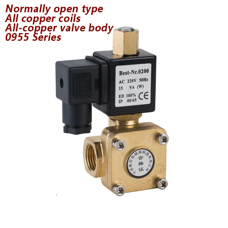 

4 Points 6 Points 0955305 0955405 Pilot Solenoid Valve Can Be installed Vertically High Pressure Water Valve Air Valve 220V 24V