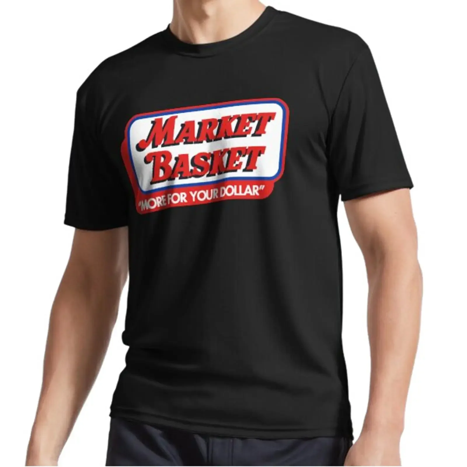 New Market Basket Supermarket Active logo T Shirt Funny Size S to 5XL vintage Washed Casual designer clothes Soft homme Stylish