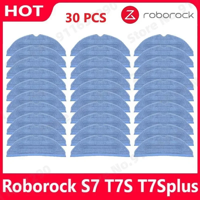 High Quality Mop Cloths For Roborock T7 T7S T7Plus T7Splus S7 Mopping Cloth Spa…