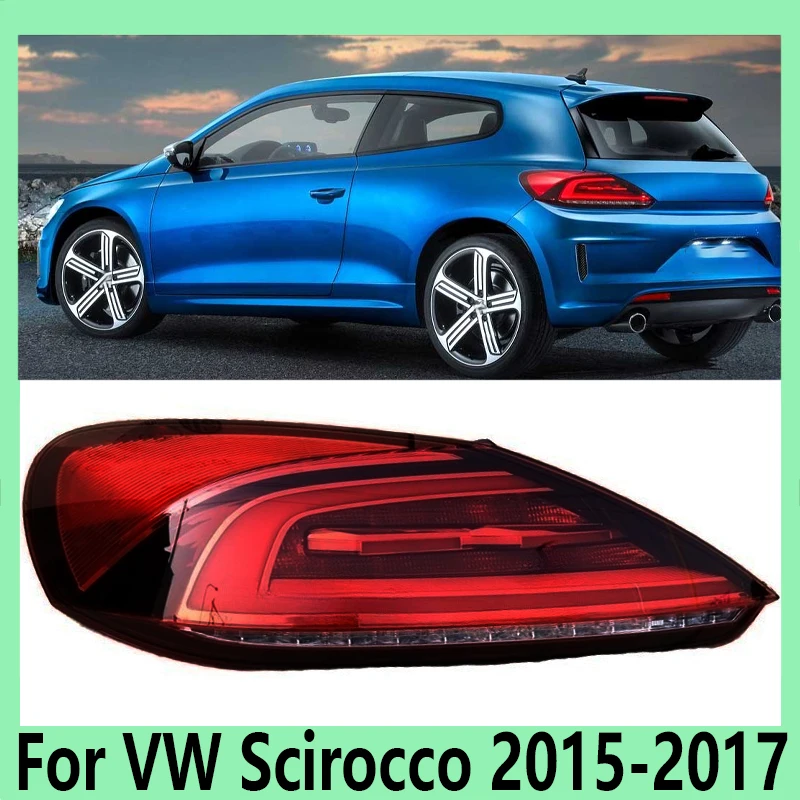 Auto Accessories Rear Bumper Headlight Brake Warning Light Turn Signal Tail Light For VW Scirocco 2015-2017 1K8945207 1K8945208