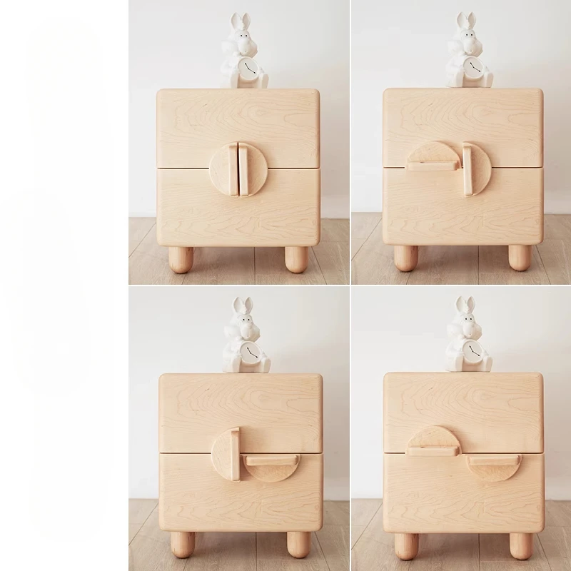 

Maple All Solid Wood Bedside Cabinet Drawer Storage Locker