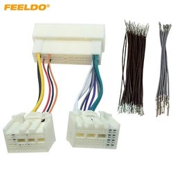 1Pc Car Stereo Radio 13pin+60pin Male/Female Plug Wire Harness Adapter For KIA K2/K3/K4/Elantra/Mistra/Tucson Wiring Connector