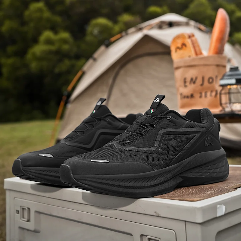 Men's Outdoor Sports Casual Shoes Ultra-Light Cushioned Hiking Travel Shoes Women's Breathable Running Shoes