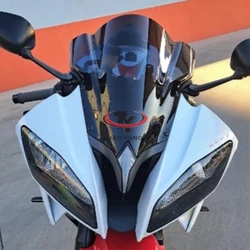 Motorcycle Smoke black dot gradient For Yamaha R6 2008 2009 20210 2011 2012 2013 2014 2015 2016 Windshield Wind Deflectore
