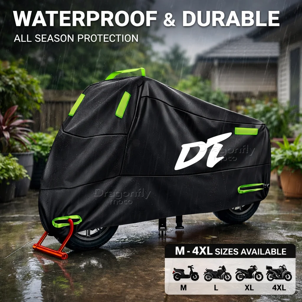 

For YAMAHA DT230 DT250 DT175 DT200 DT125 DT125R Motorcycle Cover Waterproof Outdoor Scooter UV Protector Rain Cover
