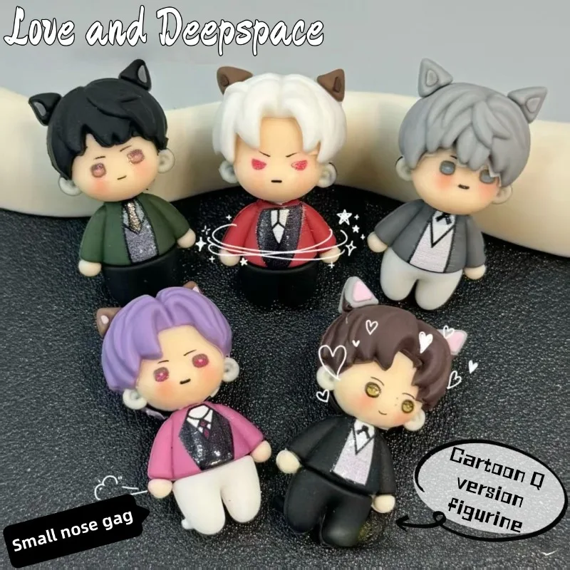 ความรักใหม่และ Deepspace Sylus Caleb Zayne Rafayel Xavier การ์ตูน Q Edition รูปสร้างสรรค์เกมอุปกรณ์ต่อพ่วงโต๊ะเครื่องประดับของขวัญ