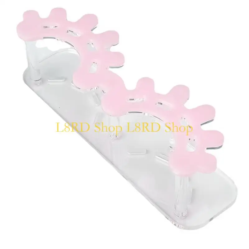 L8RD Tweezers exibem suporte acrílico pinça acrílico titular prateleira pinça pinça armazenamento stand tweezers