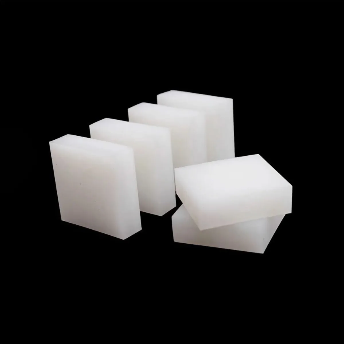 

White Silicone Rubber Sheet Square Silica Gel Board Plates Pads Shock-proof High Temperature Pad Wide 50-300mm Thick 1-50mm