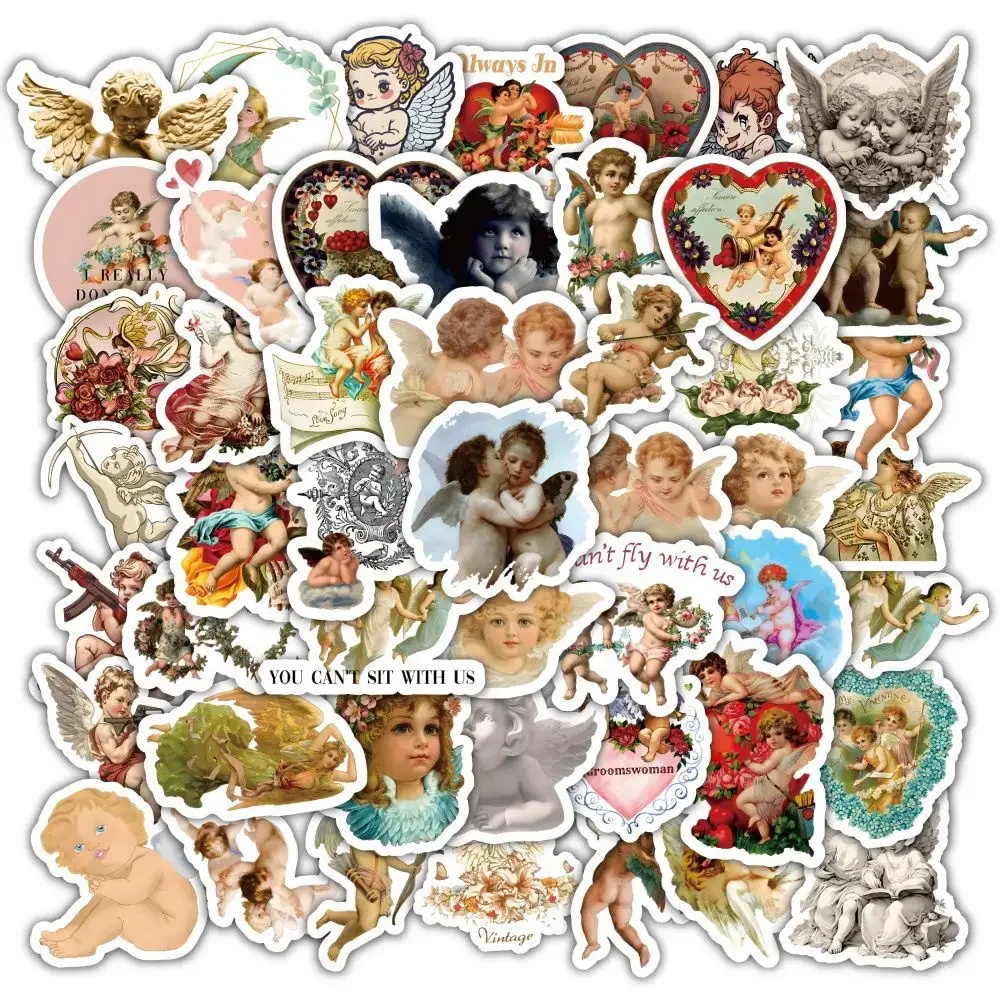 ملصق PVC لطلاء ملاك عتيق ، أدوات مكتبية جمالية للأطفال ، أدوات مكتبية سكرابوكينغ اللوازم المدرسية للأطفال ، 60 صولًا لكل مجموعة #3