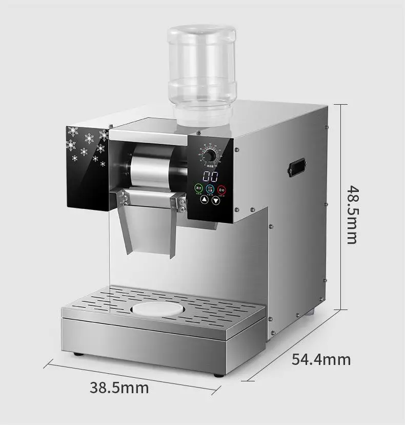 250kg per day Fully Automatic Snowflake Machine Water Cooling Auto Bingsu Machine Ice Snow Shaving Machine