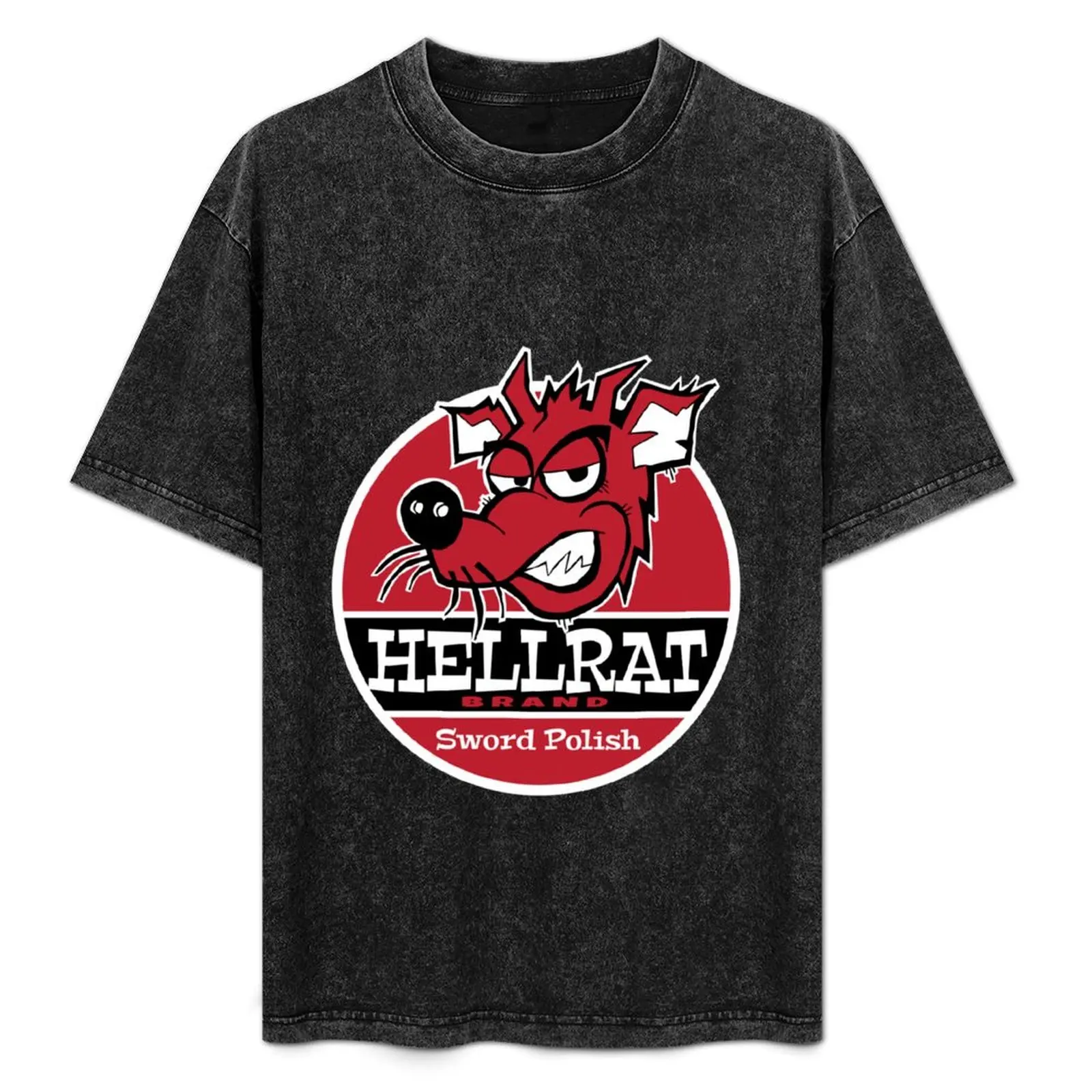 Футболка HellRat Sword Polish, футбольная футболка, корейские модные забавные футболки для мужчин