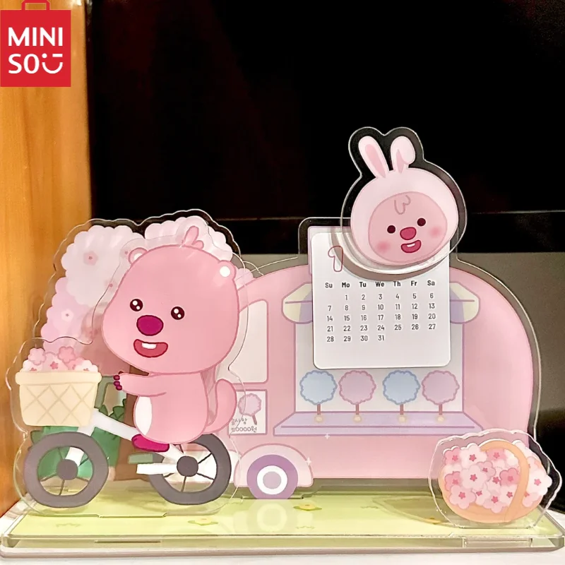 

Miniso LOOPY и My каждый день Акриловые Блестящие Розовые лечебные мягкие милые украшения для спальни детский подарок на день рождения