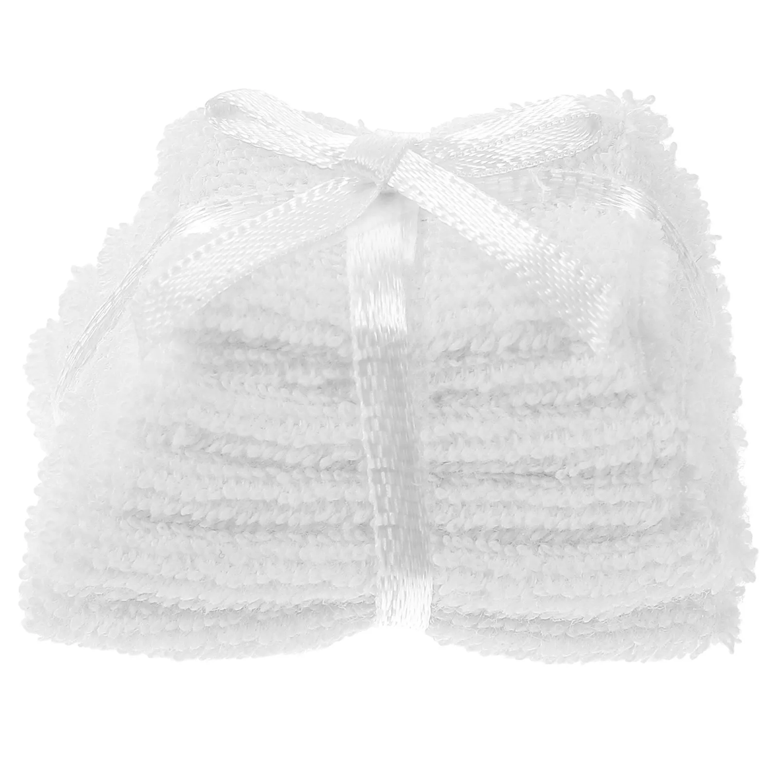 

Mini Bath Towel Set Miniature House Bathroom Decoration Tiny Washing Towels Accessories Photo Prop Mini House Accessories