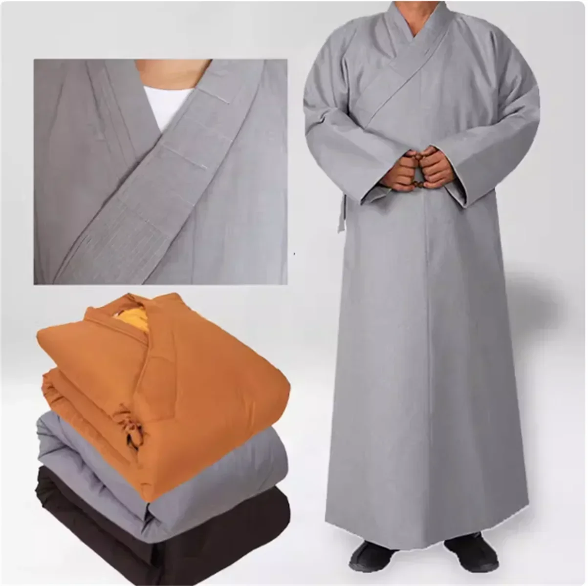 Winter monk clothing, male and female laymen offering Buddha clothing