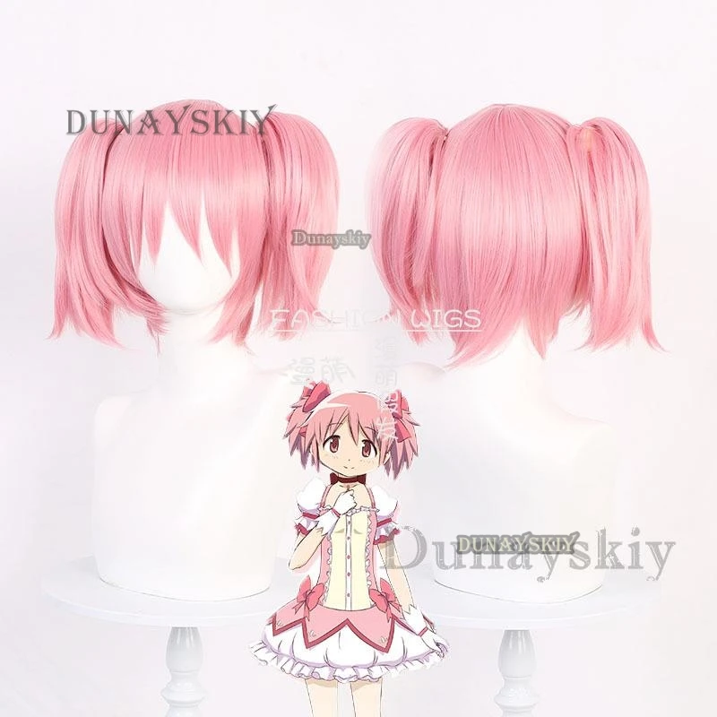 Cosplay Anime Kaname Madoka Cosplay Kostuum Magica Kaname Jurk Pruik Kaname Madoka Outfits Voor Comic Con